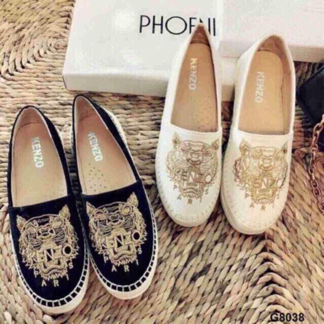 [Hoàn Tiền 15%]Giày Slip on siêu cá tính cho phái nữ