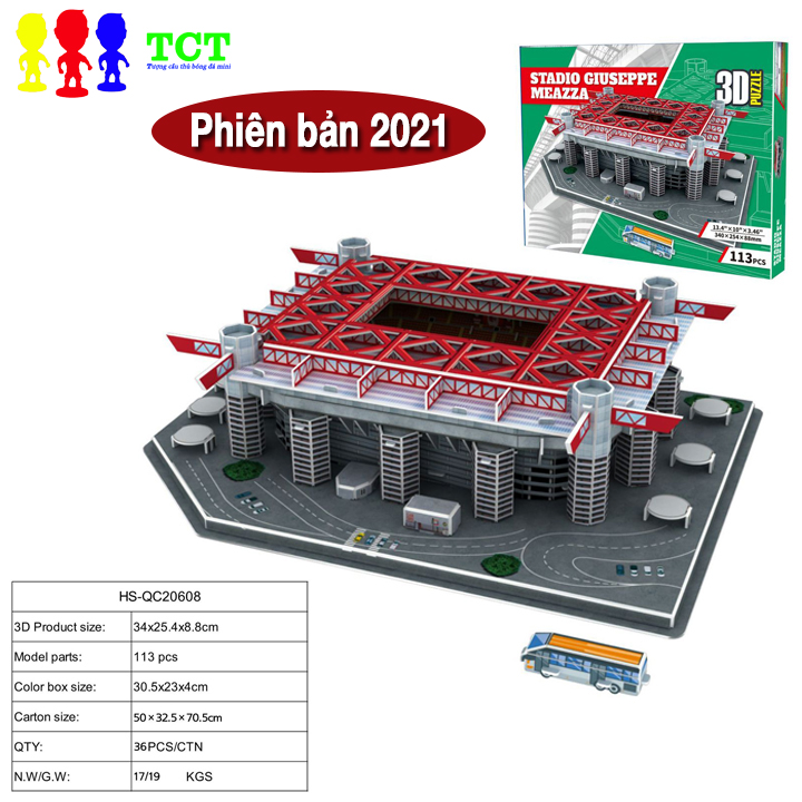 Mô hình sân vận động bóng đá San Siro (AC milan - Inter milan )
