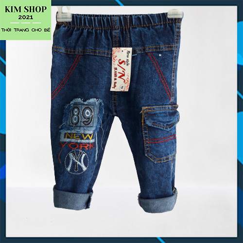 Quần jean bé trai 1-6 tuổi | quần jean bé trai 8-18kg | kim shop 2021