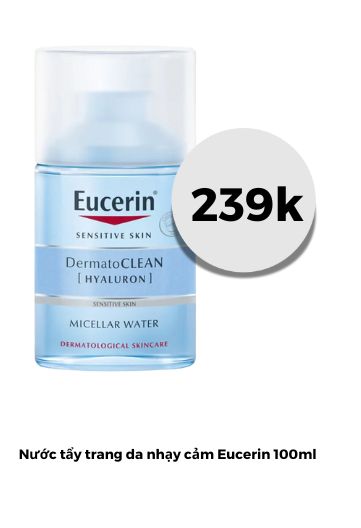 Nước Tẩy trang cho da nhạy cảm Eucerin 100ml