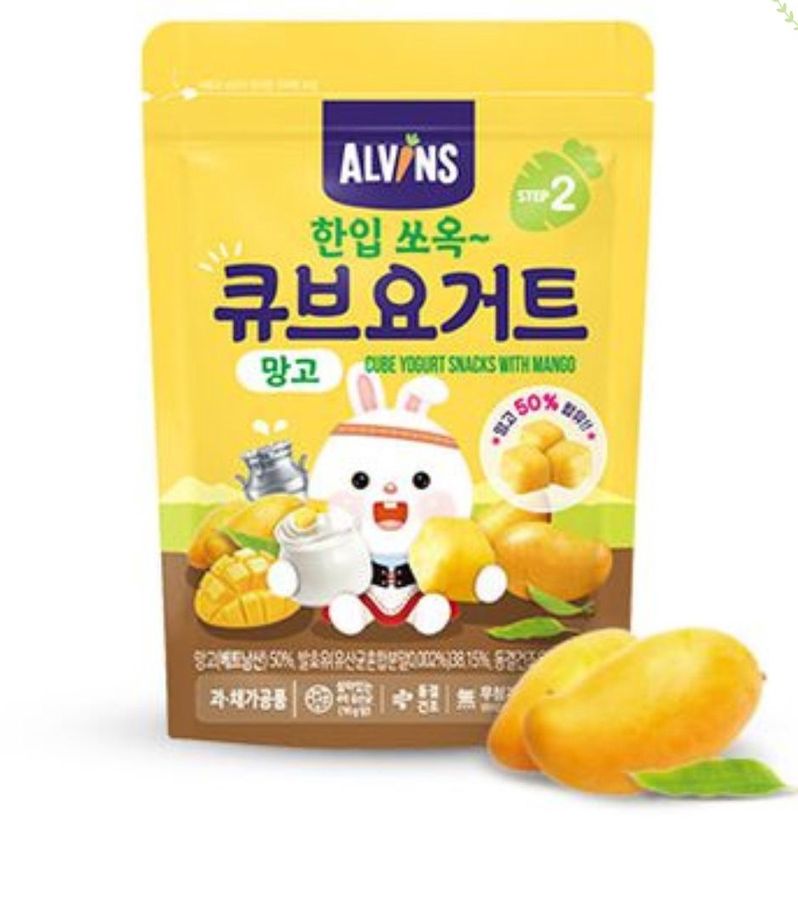 Sữa chua khô sấy lạnh Alvins chính hãng Hàn Quốc Vị Xoài cho bé 8M+ - LeVyStore - TheGioiHangNhap