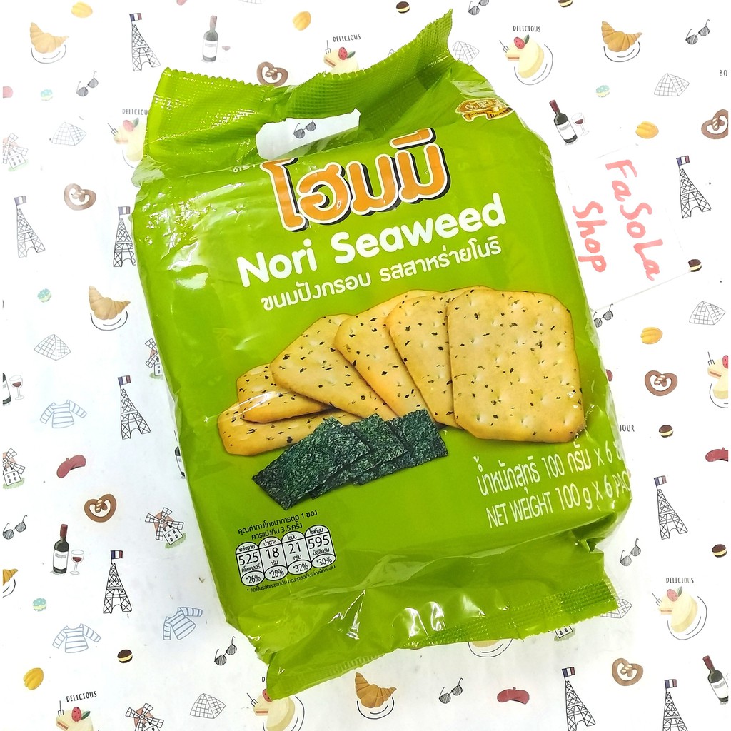 Bánh Quy Nori Seaweed Homey 600gr
