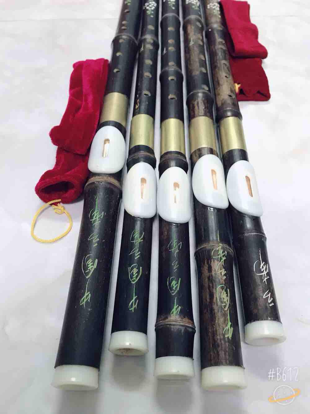 Sáo mèo tàu trúc tím tone đô cao cấp