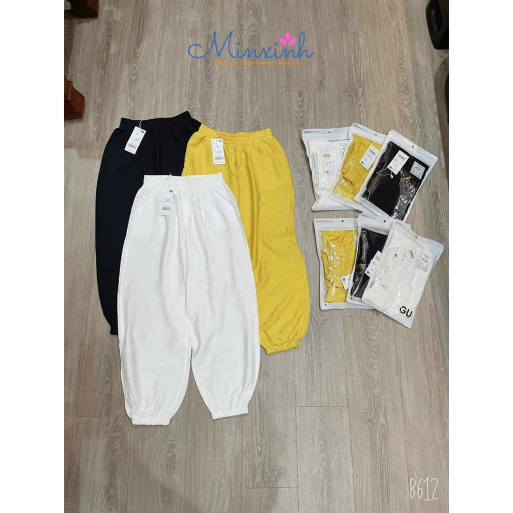 Quần đũi nữ bomber cạp chun, quần đũi bom nữ bo gấu minxinh chất mềm mát
