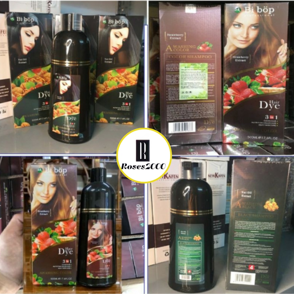 Dầu gôi phủ bạc bi bốp đen-nâu 500ml