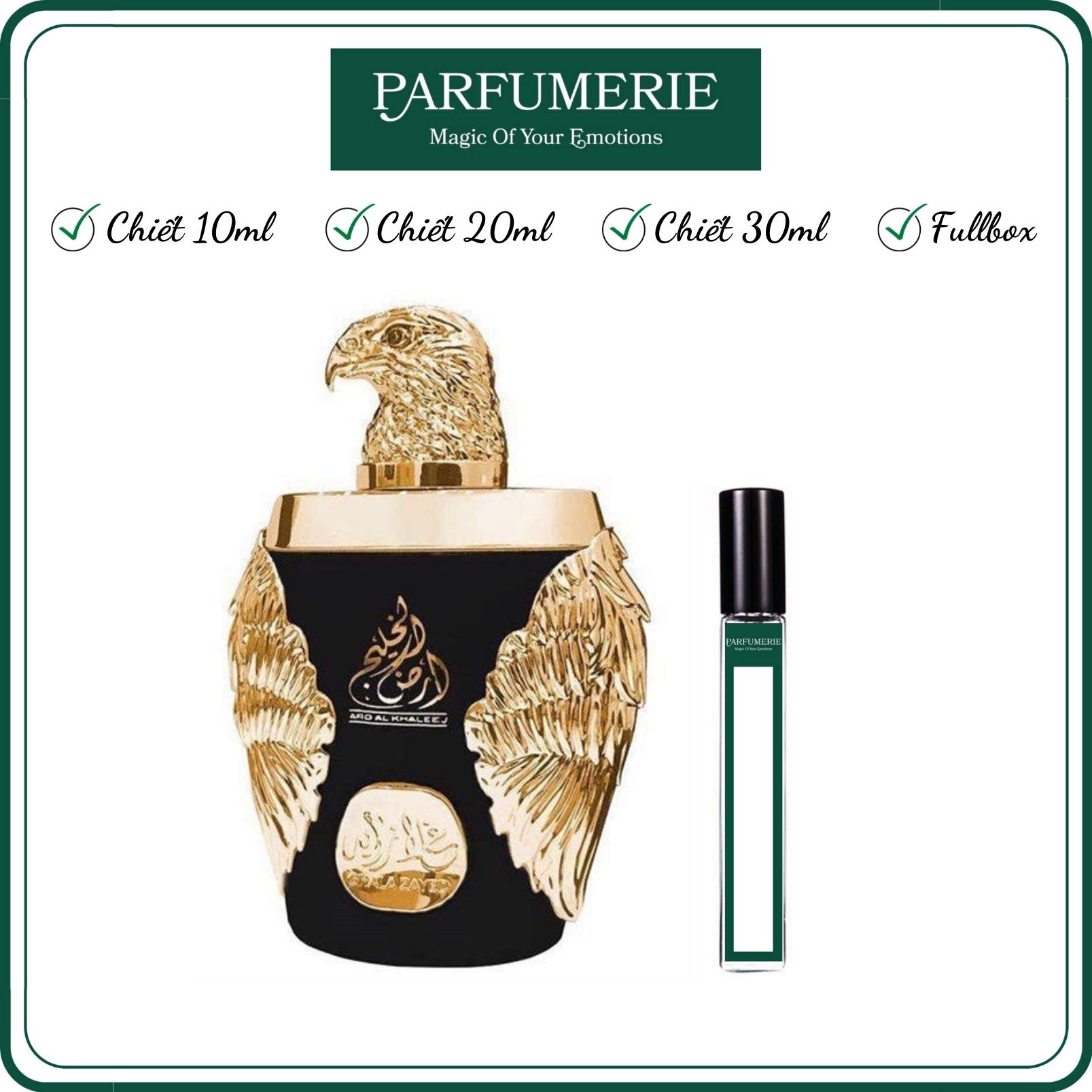 [Authentic] Nước hoa chiết Ghala Zayed Luxury Gold EDP mùi hương mạnh mẽ nam tính sang trọng