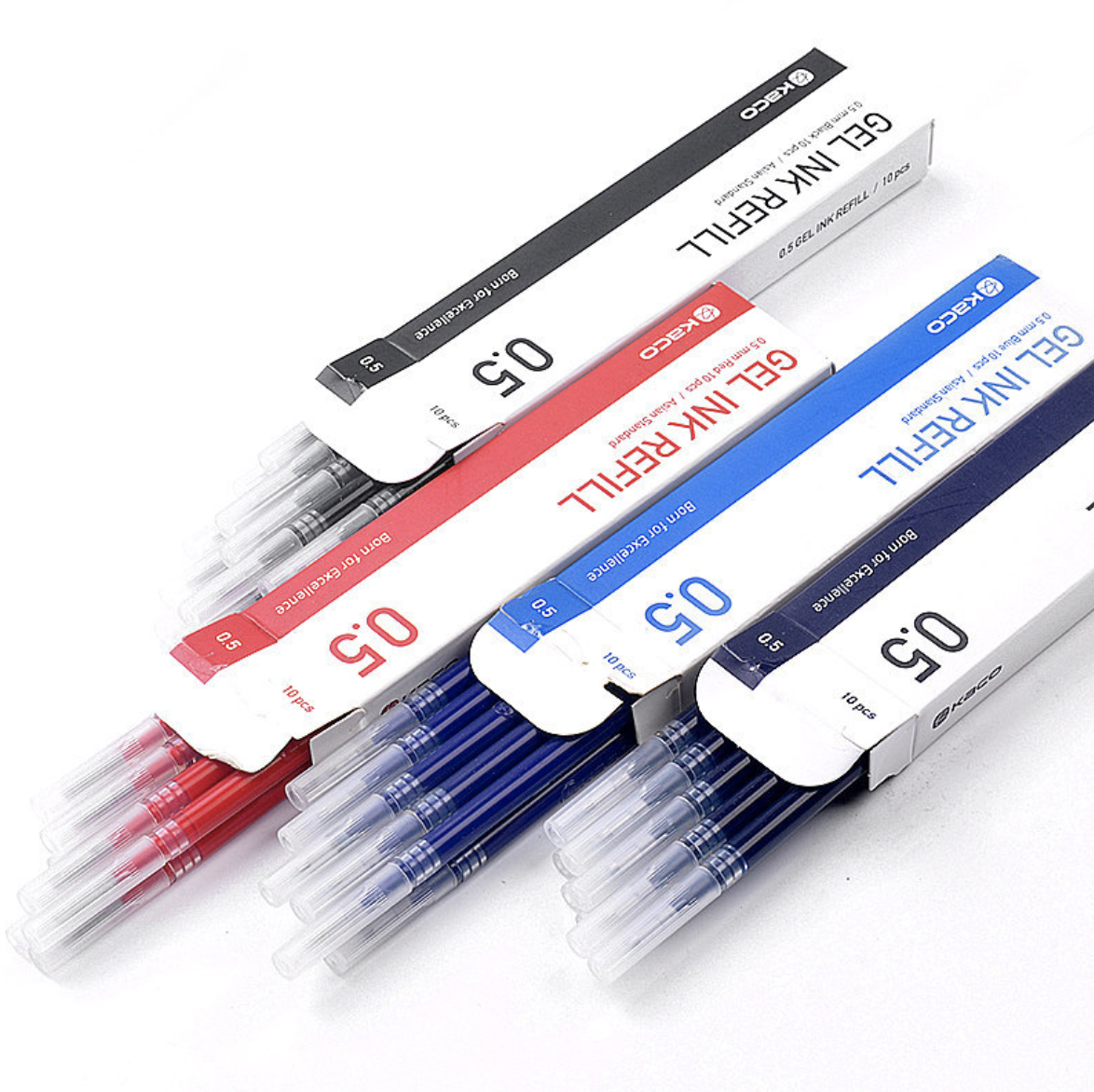 Ruột lẻ bút bi gel kaco pure ngòi 0.5mm - omi house