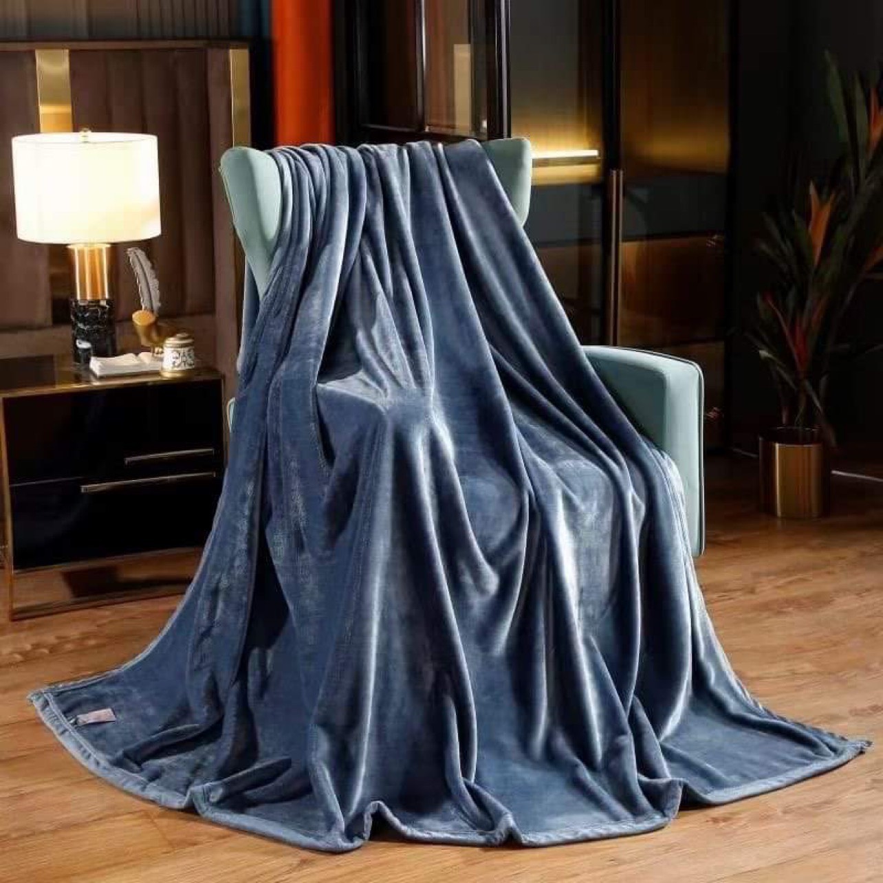 Chăn lông tuyết muji mềm mại 2 lớp xuất nhật loại lông mềm kích thước 2mx2m3 nặng 1,9kg