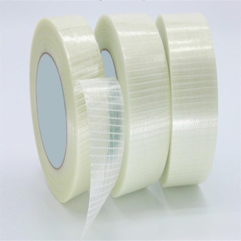 Băng keo sợi thủy tinh 10mm,15mm,20mm,25mm,30mm,40mm,50mm cuộn 50 mét