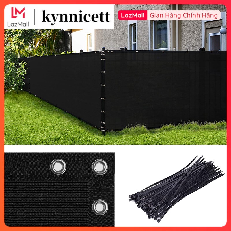 5 Years Warranty Black Fence Privacy Fabric Screen Cover Mesh 185GSM HDPE
