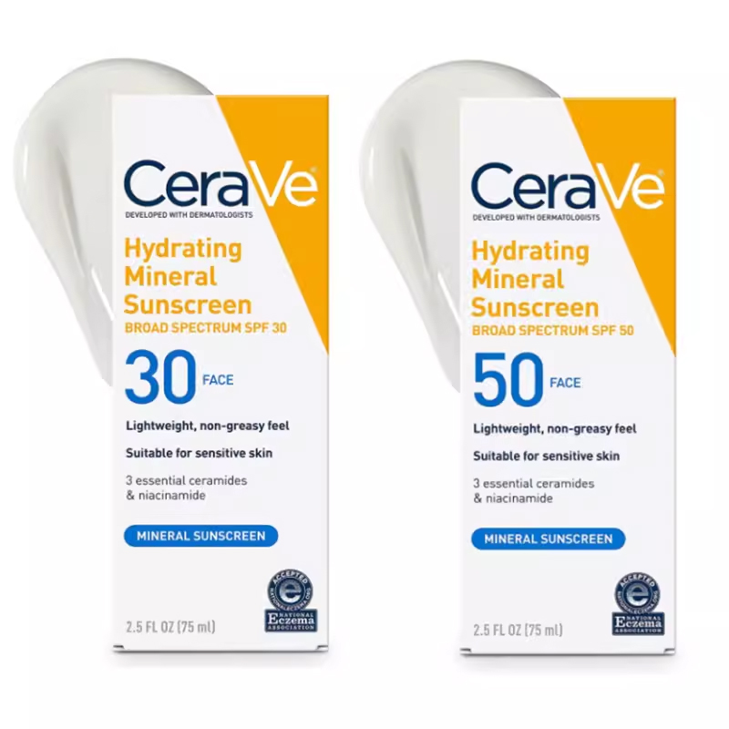 CeraVe Hydrating Kem chống nắng phổ rộng SPF 30/50 75ml