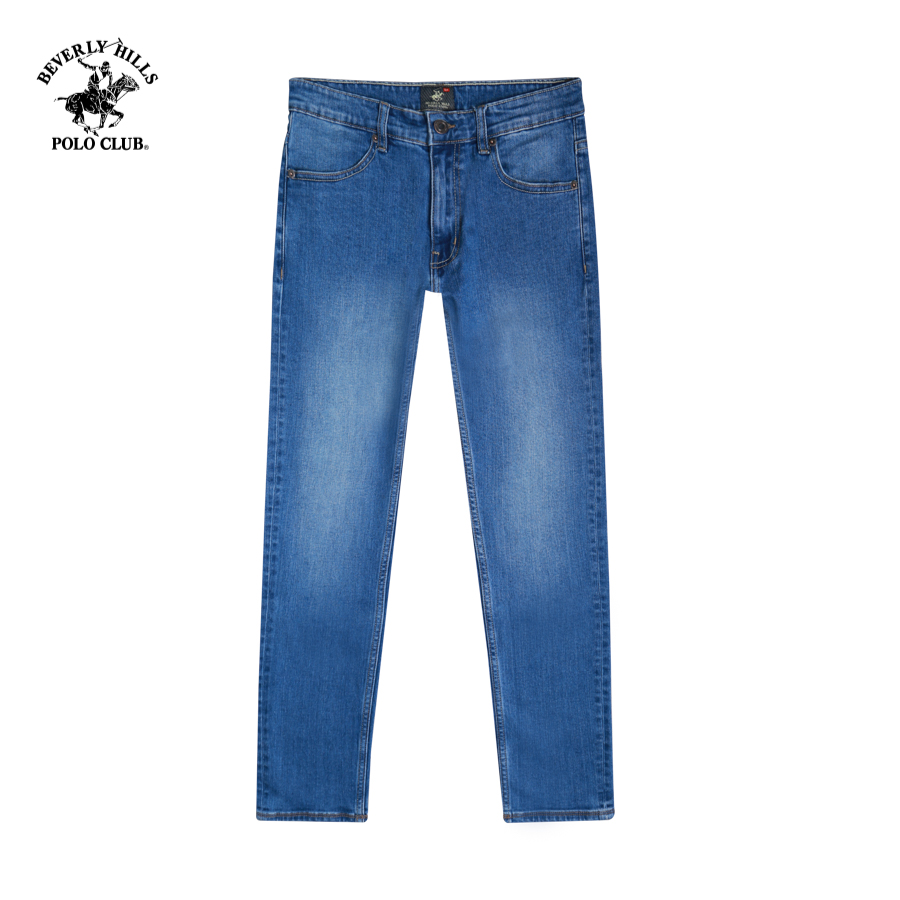 Beverly Hills Polo Club - Quần jeans dài Nam Slim Fit Xanh nhạt BU