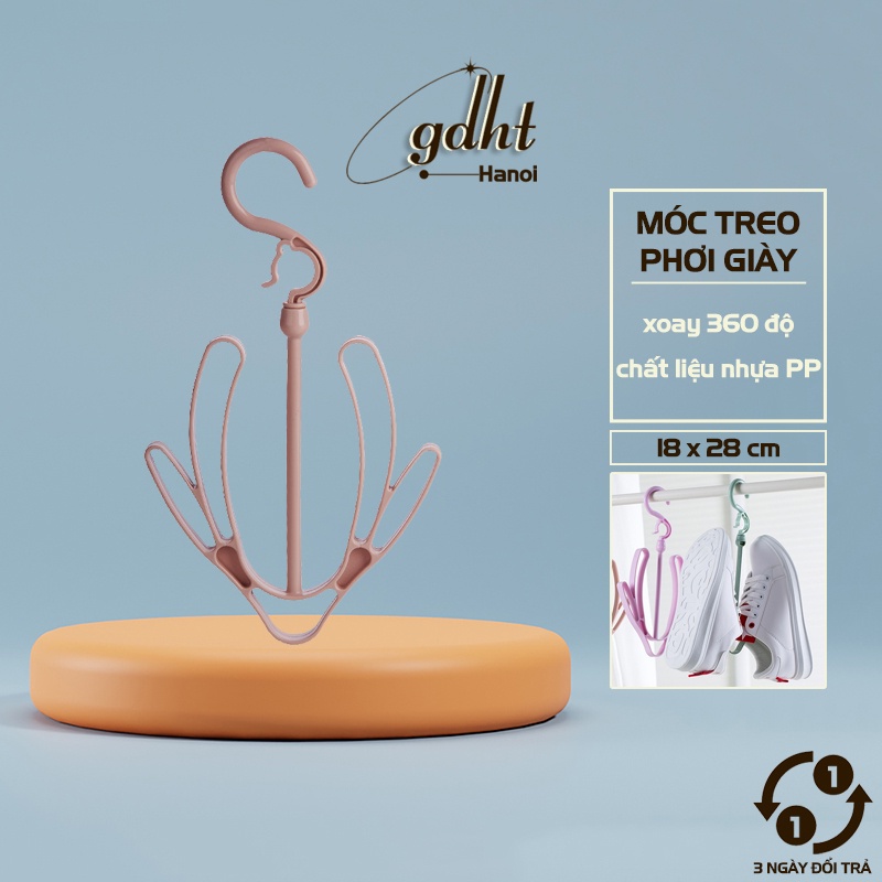 Móc treo phơi giày thông minh bằng nhựa K9, móc phơi giày dép, phơi đồ tiện dụng - Gia dụng Huy Tuấn