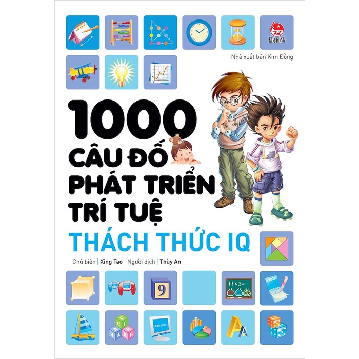 Sách - 1000 câu đố phát triển trí tuệ - thách thức iq