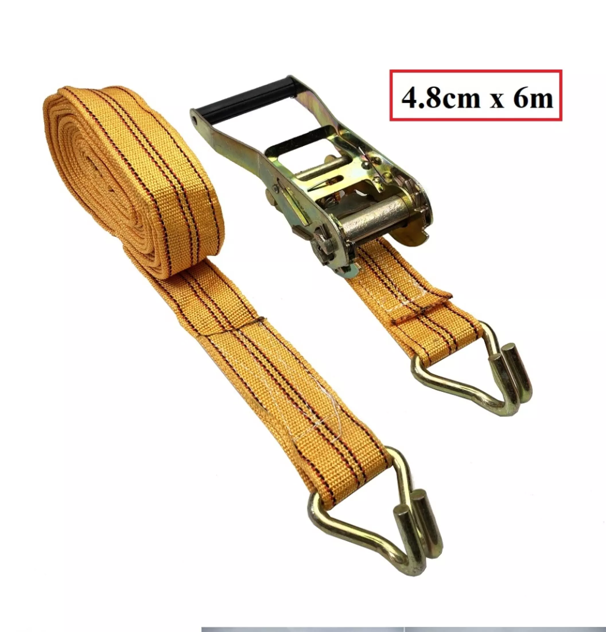 Dây đai, dây tăng đơ siết chằng hàng xe tải, dây chịu tải năng kích thước size 5cm*6m