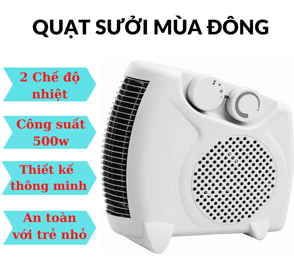 Quạt Sưởi Ấm Đa Năng Giành Cho Mùa Đông Mẫu Mới 2021 Tiết Kiệm Điện An Toàn Khi Sử Dụng