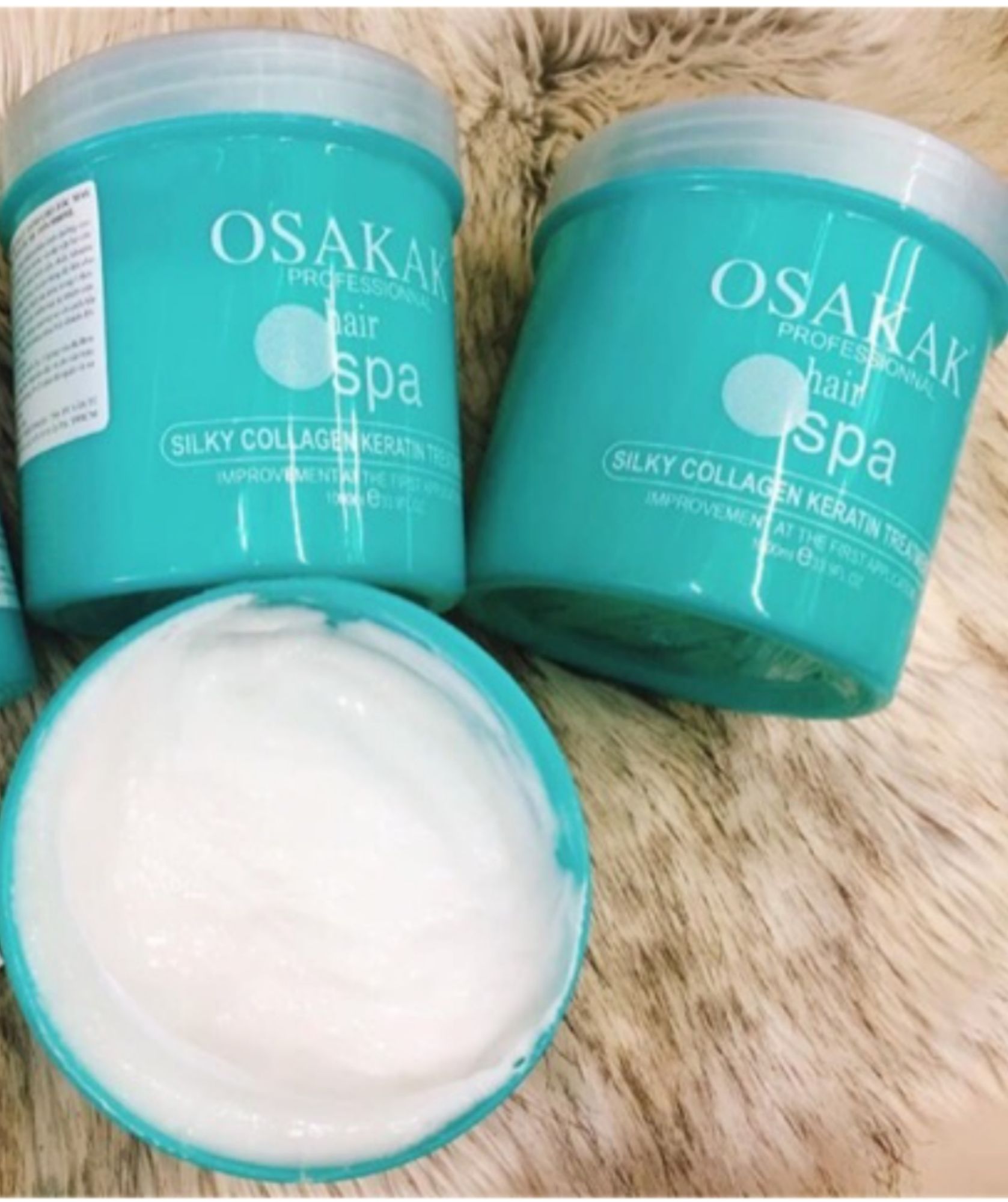 Kem ủ- hấp - xả tóc OSAKA 1000ml. Dùng cho tóc nhuộm & hư tổn