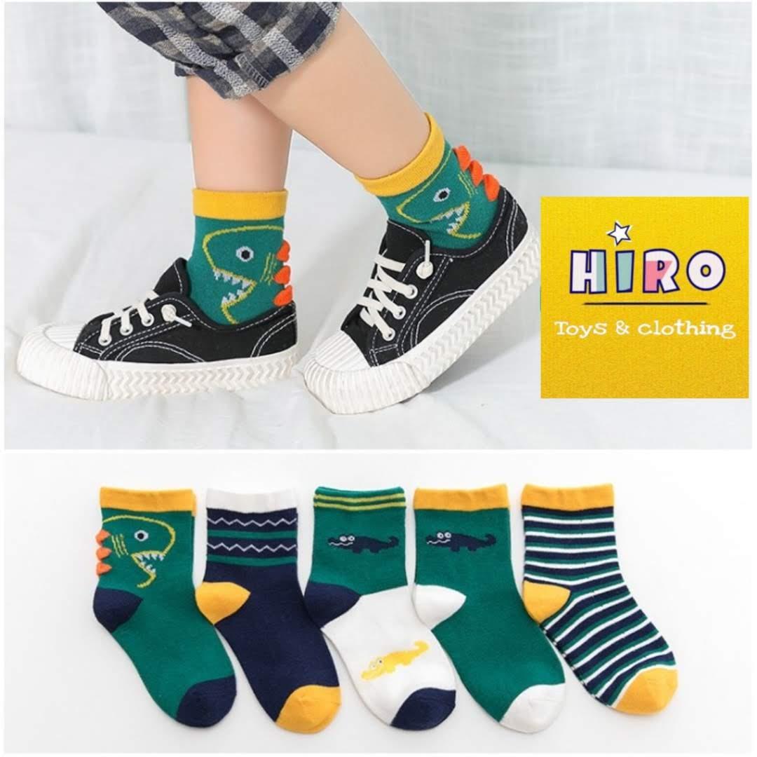 Set 5 đôi vớ bé trai , set 5 đôi tất cotton cho bé