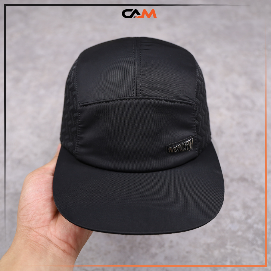 [CHÍNH HÃNG] Mũ NÓN CAM Nón Kết Phối Lưới Thoáng 2 Bên Màu Đen Đội Êm Sâu Lòng