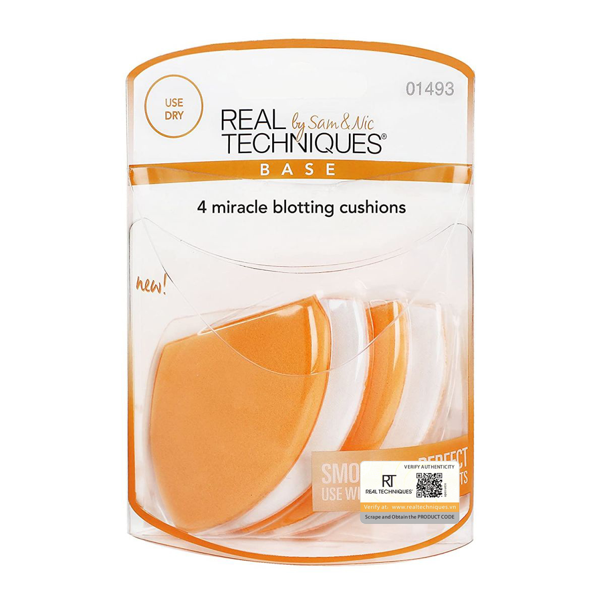 Set Mút Xốp Trang Điểm Real Techniques 4 Miracle Blotting Cushions
