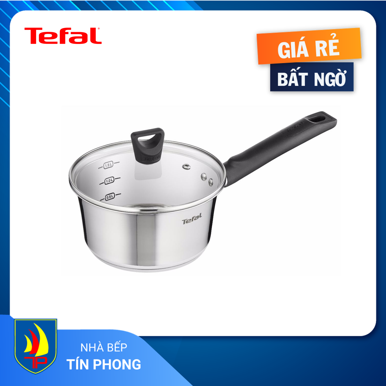Quánh inox tefal simpleo 18cm
