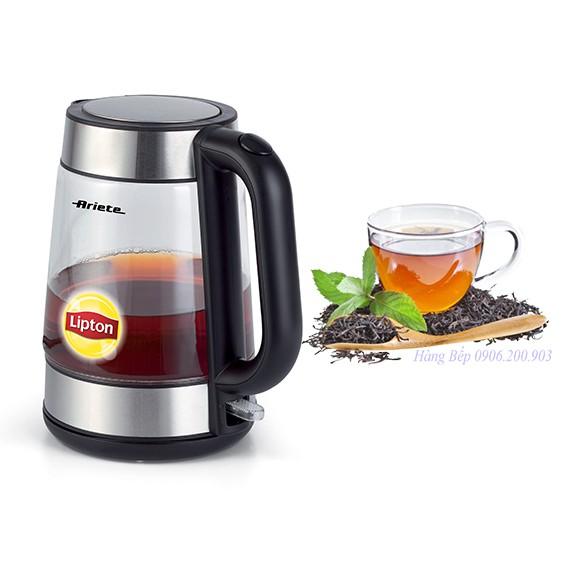 Bình đun siêu tốc ytalia.thủy tinh,1.7 lít ariete mod.2874.hàng nhập khẩu