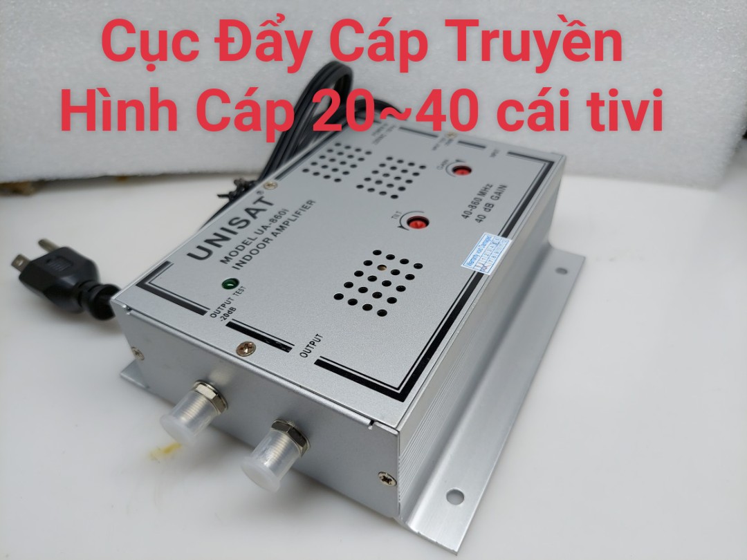 Bộ khuếch đại truyền hình cáp unisat au-860i