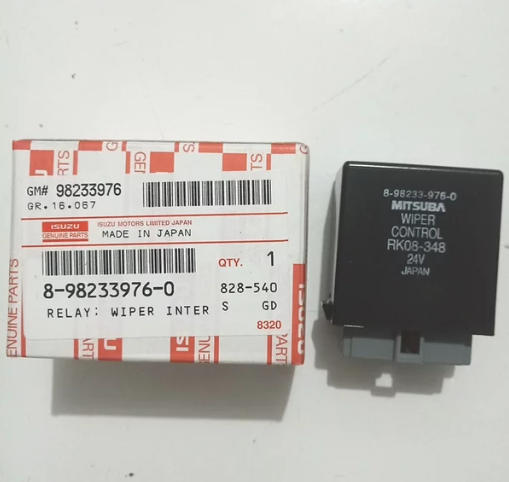 Timer gạt mưa relay định thời gian gạt nước isuzu 8982339760 nqr 4hk1