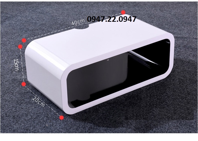 Kệ gỗ treo tường - Kệ để đầu thu, đầu K+, máy chơi game gỗ lõi xanh chống ẩm cao cấp.