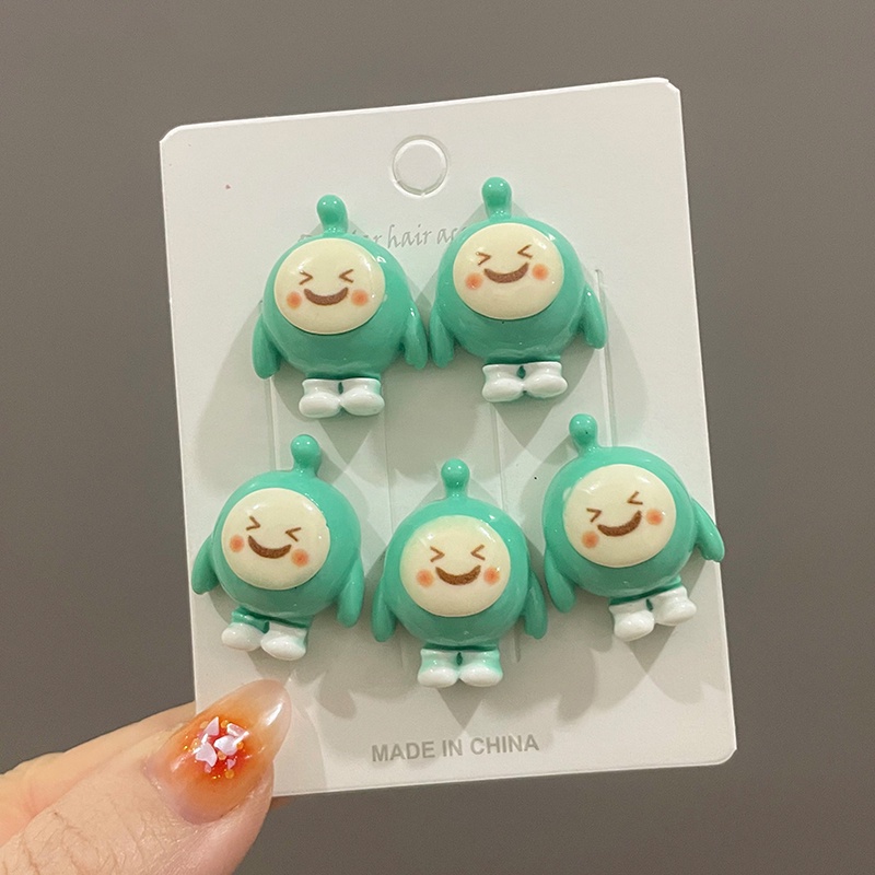 Set 5 KẹP TóC HìNh Quả TrứNg HoạT HìNh Dễ Thương