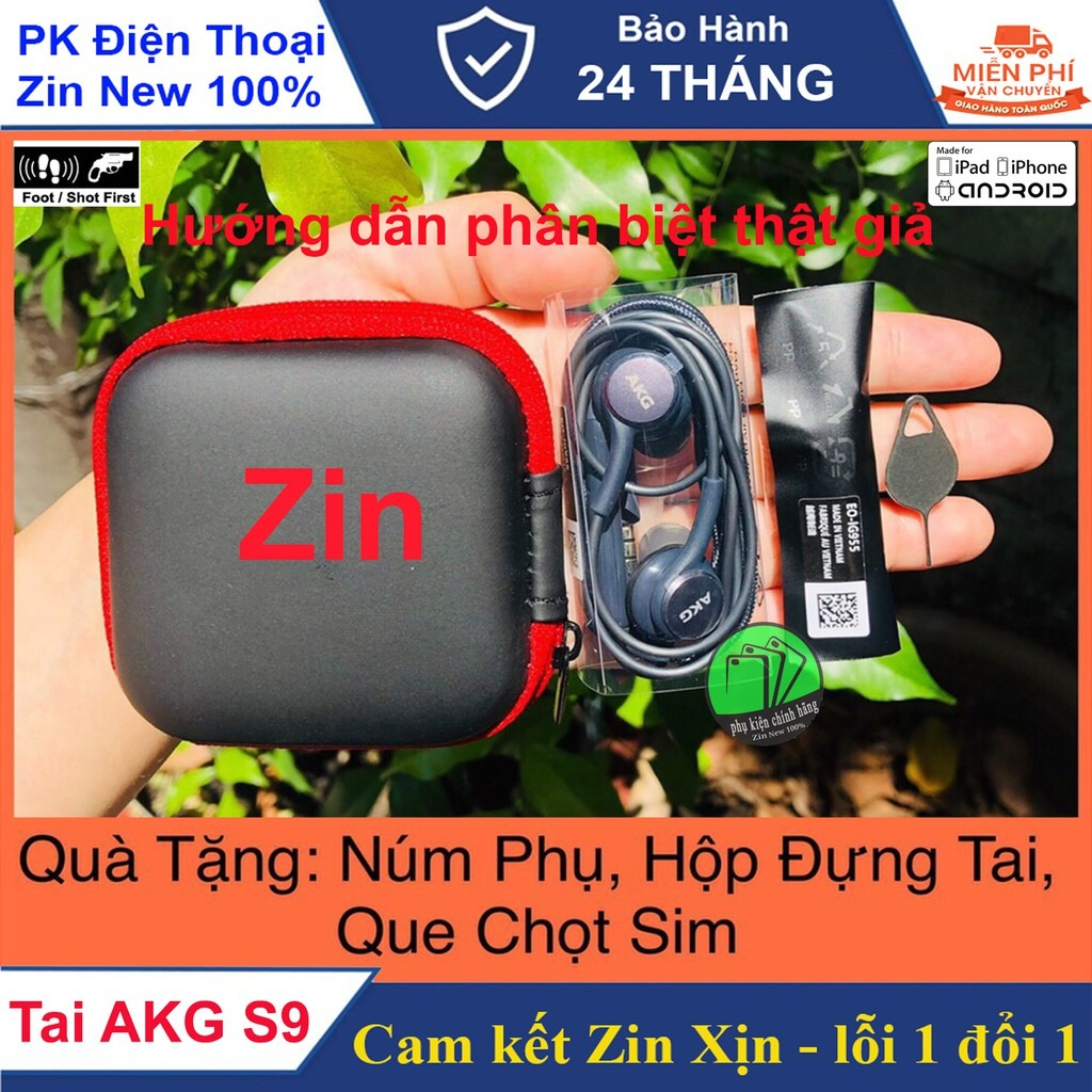 Siêu phẩm Tai nghe AKG S9, SAMSUNG S8 PLUS, nguyên SEAL