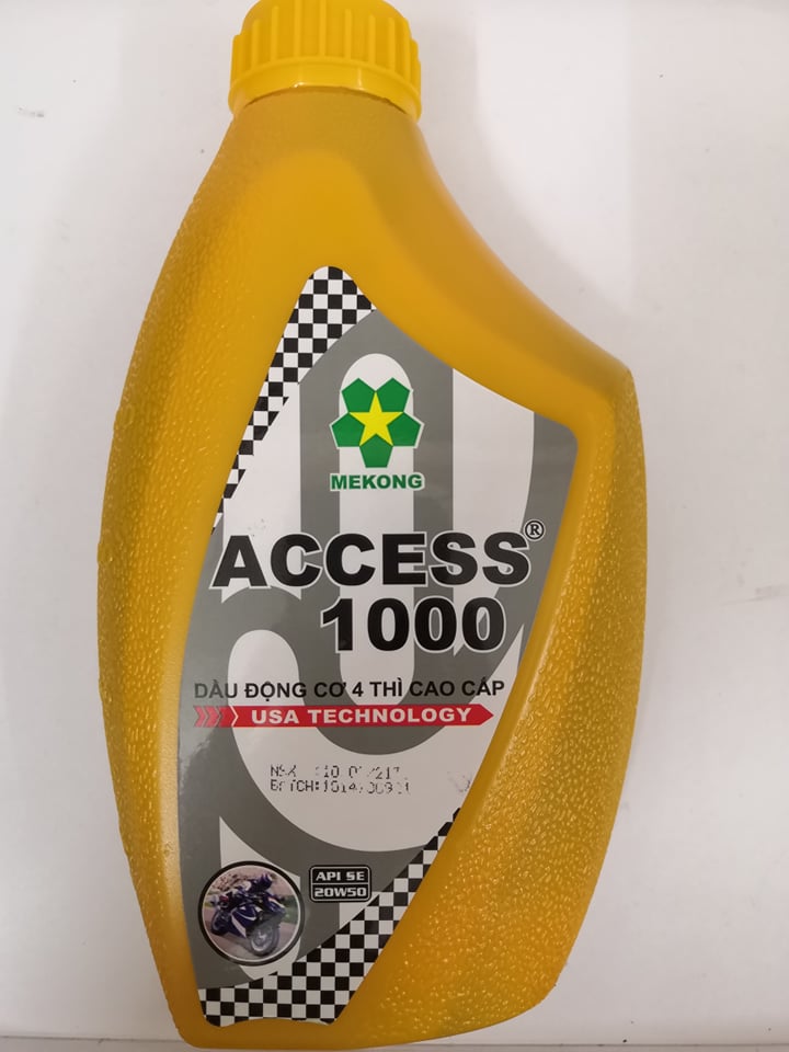 Dầu nhớt 4 thì chính hãng ACCESS 1000 1lít phù hợp cho dòng xe số