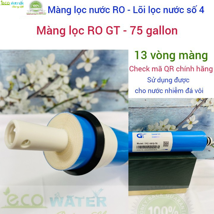 Lõi lọc nước ro , màng lọc nước ro , lõi lọc nước số 4 - gt75