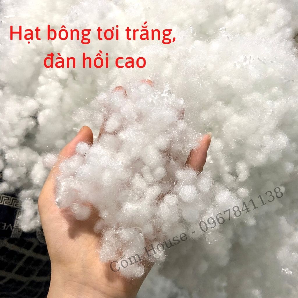 Bông gòn bi cao cấp nhồi gối, thú bông, chụp ảnh decor - ảnh & video quay tại xưởng