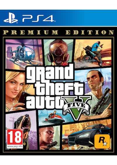 Đĩa game ps4 grand theft auto v premium edition