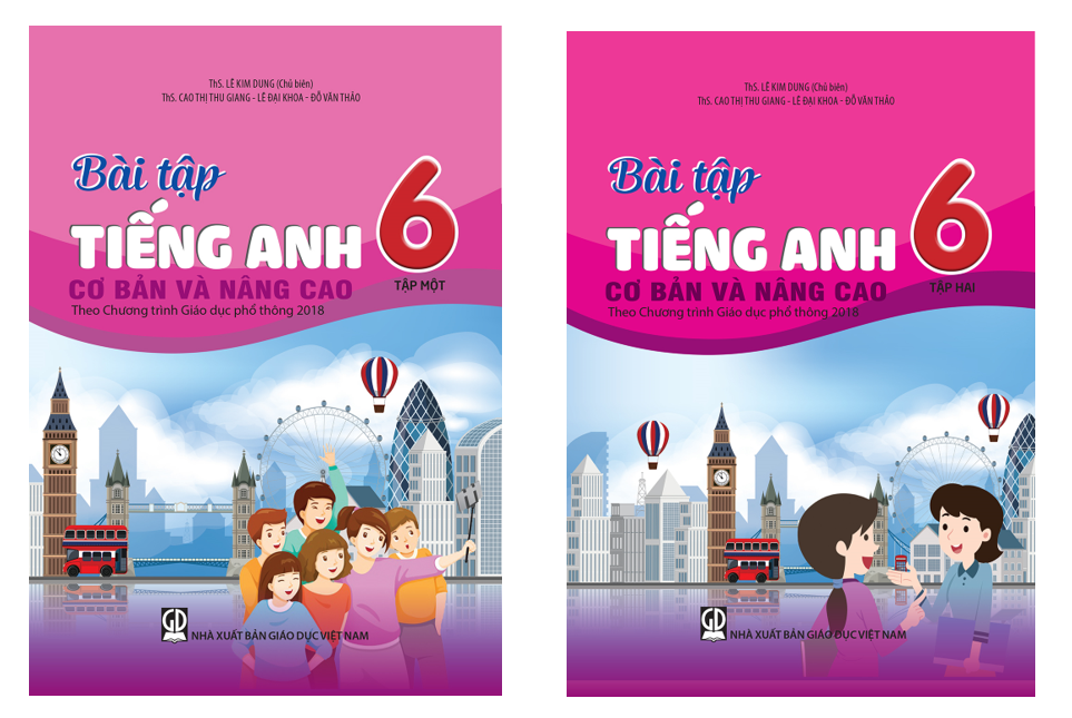 Sách - combo bài tập tiếng anh cơ bản và nâng cao lớp 6 -