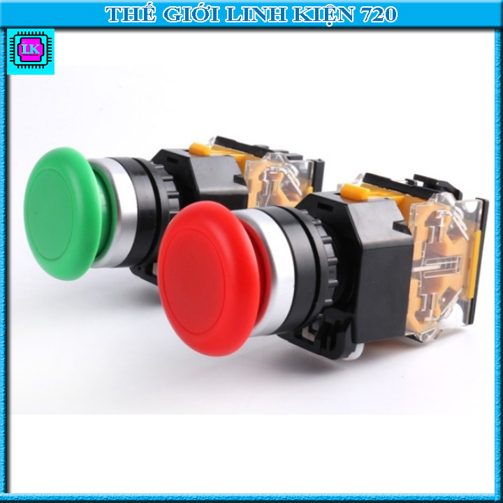 Nút bấm khởi động la38-11m 22mm nhấn nhả / nhấn giữ