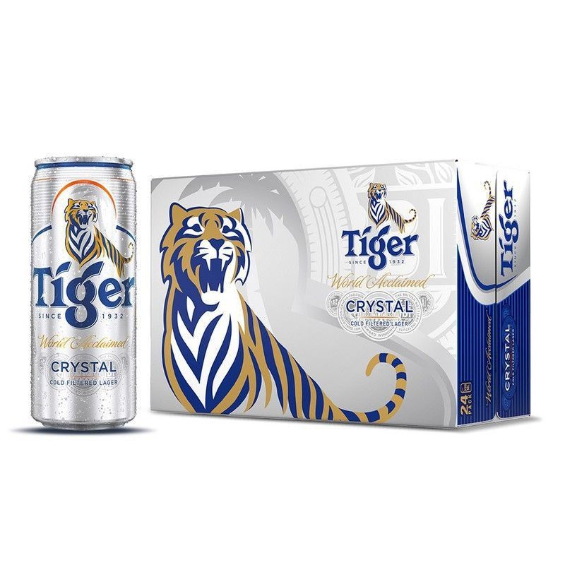 Thùng 24 lon Tiger Crystal lon cao mới 330ml