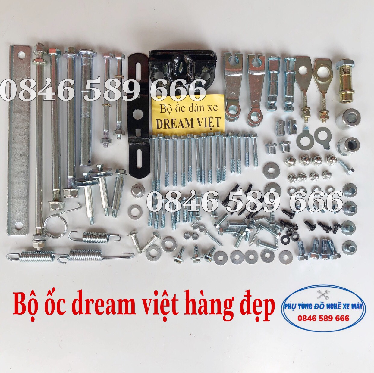 Bộ ốc dàn xe dream việt hàng đẹp