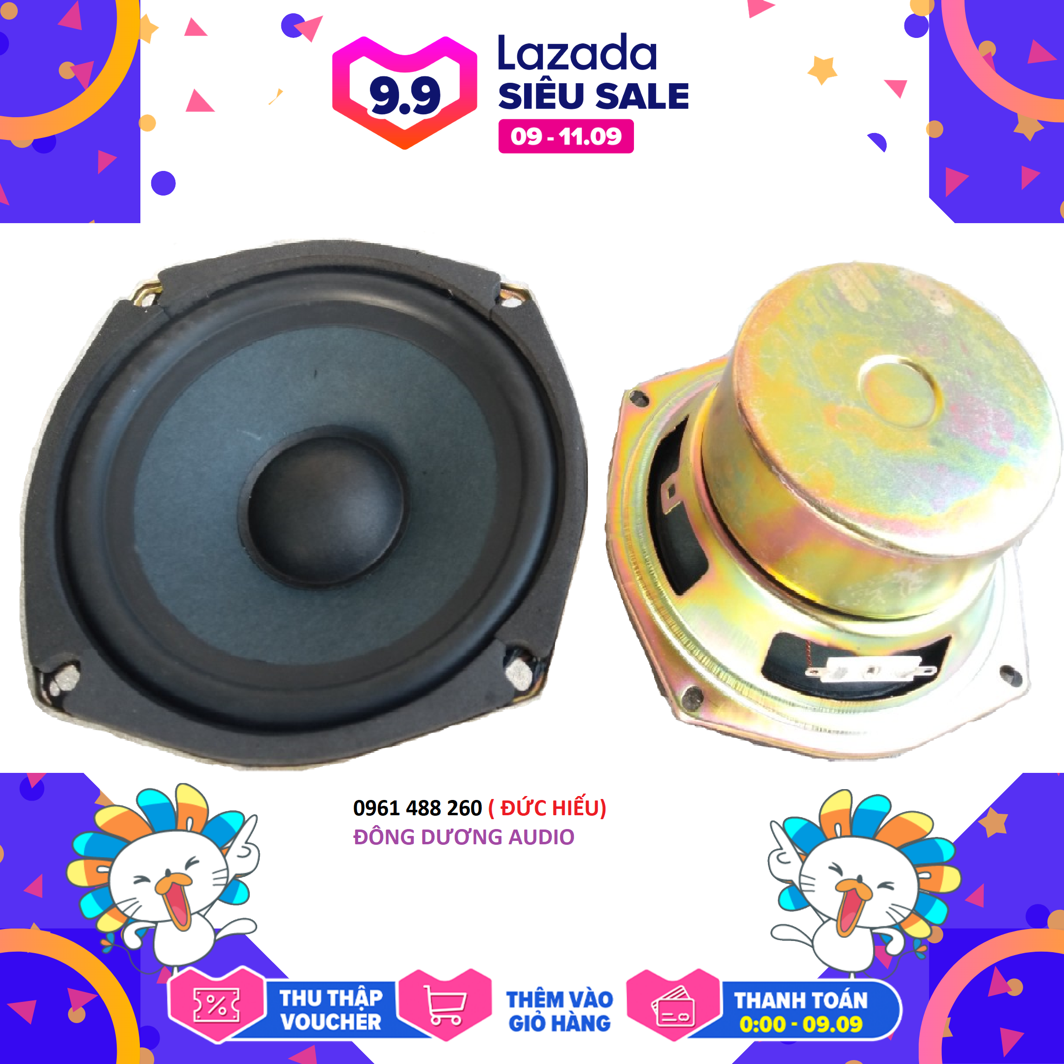 2 củ loa bass sub 12 vi tính -lắp vừa các dòng sub vi tính