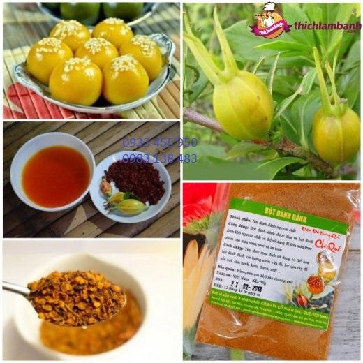Bột Dành Dành gói 50gr _Hương vị Chợ Quê