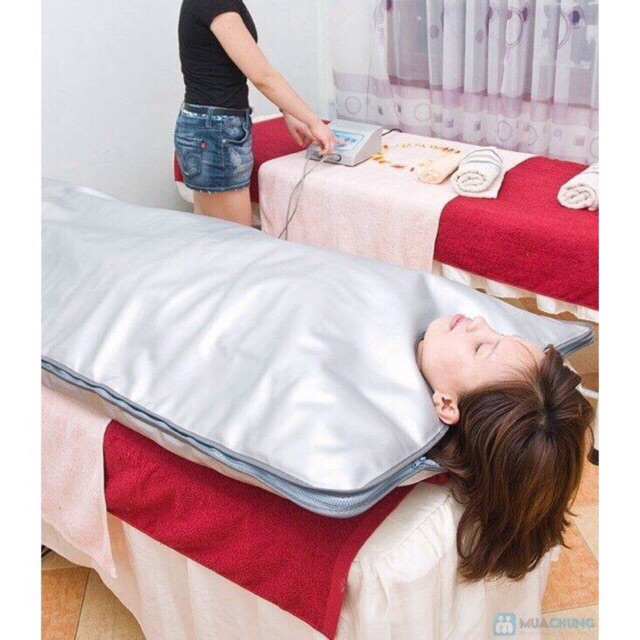 SPA Chăn điện giảm béo hấp trắng