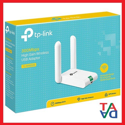 Tp-link tl-wn822n - usb wifi chuẩn n tốc độ 300mbps - hàng