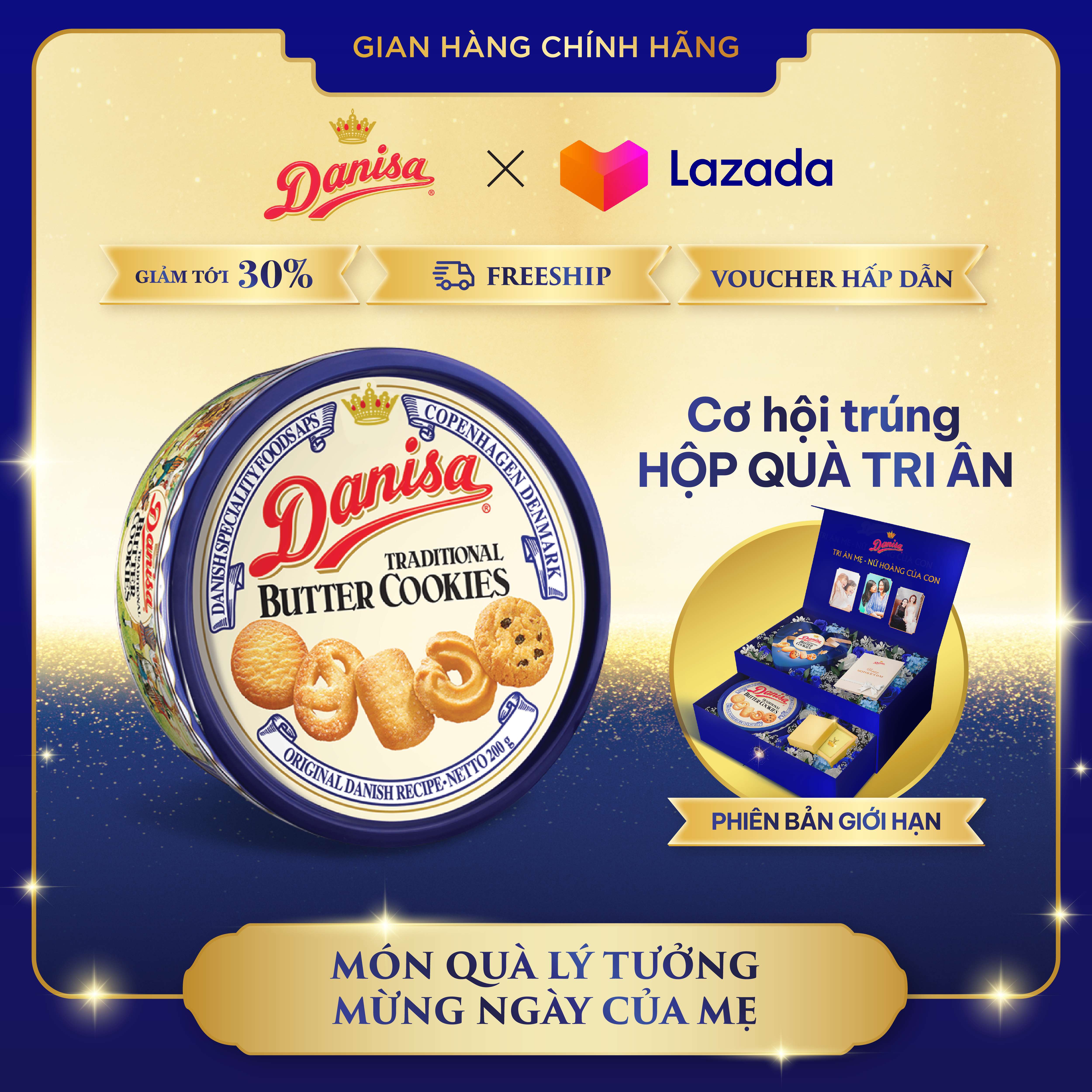 Bánh Quy Bơ Danisa Hộp 200G