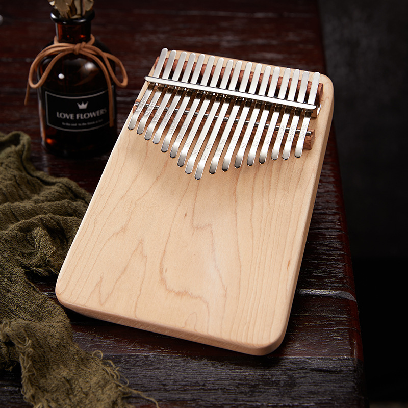 Đàn kalimba 17 phím gỗ Noline không tịt nốt tặng phụ kiện APX-95901