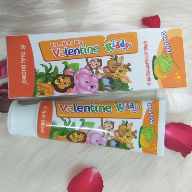 Kem đánh răng valentine kiddy cho bé - sao thái dương