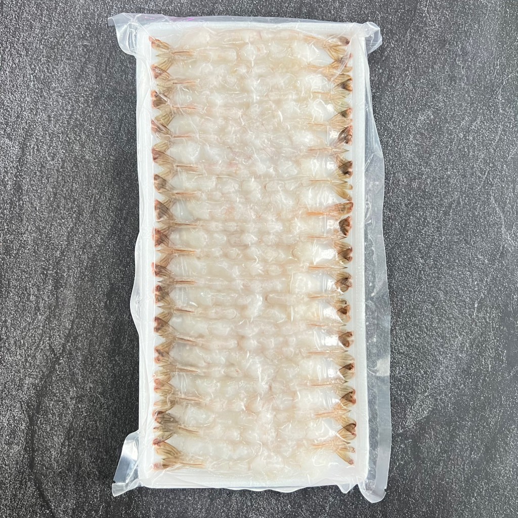 Tôm Thẻ Nobashi chuẩn kiểu Nhật tươi ngon, bóc vỏ sạch (30 con) 360G - Hải sản đông lạnh