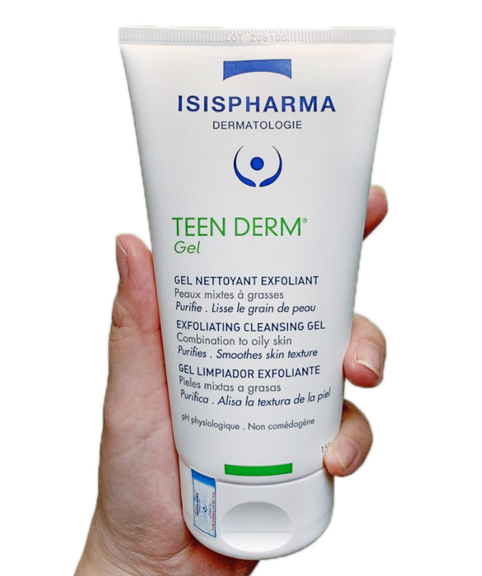 [HCM]Gel rửa mặt giảm nhờn & ngăn ngừa mụn Isis Pharma Teen Derm Gel (150ml)