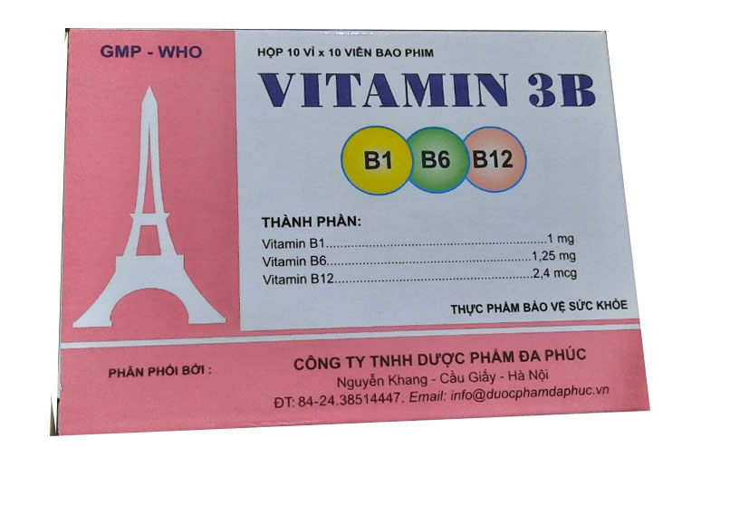 Viên uống Vitamin 3B DP120 Hộp 100 viên