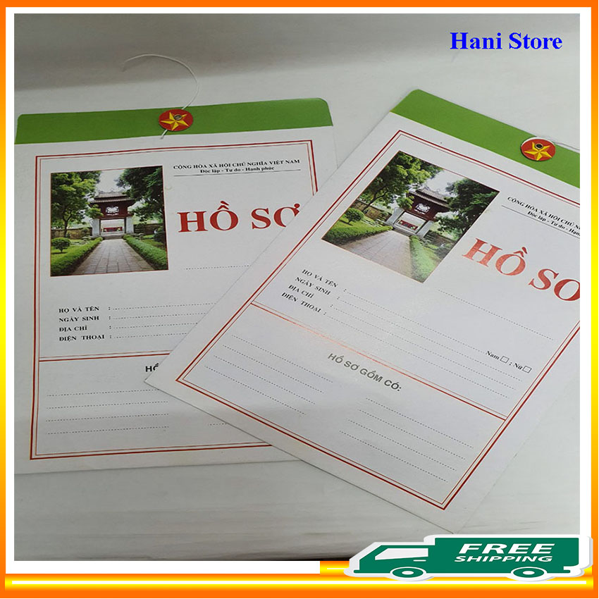 Combo 10 Vỏ hồ sơ xin việc (không ruột) HS3 Hani Store - Vỏ hồ sơ không có ruột loại đẹp